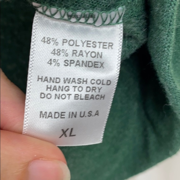 SOUL HONEY purpose Byrne green long sleeve top - Picture 6 of 6